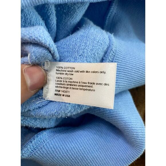 NWT Frankies Bikinis Blue Bennie Crewneck Long Sleeves Sweatshirt Size OS - Picture 5 of 6